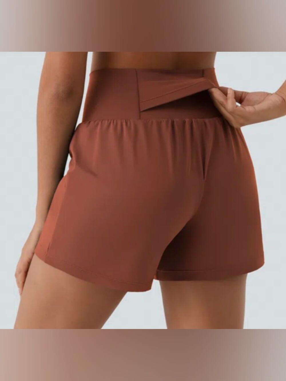 NWT Halara brown shorts, medium